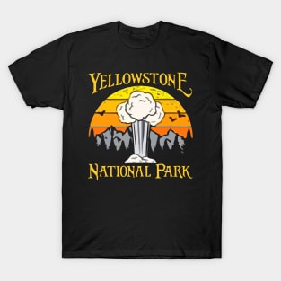 yellowstone national park retro T-Shirt